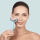 Роллер для игольчатой мезотерапии лица и тела GESKE MicroNeedle Face&Body Roller 9в1 бирюзовый - изображение 2