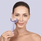 Роллер для игольчатой мезотерапии лица и тела GESKE MicroNeedle Face&Body Roller 9в1 пурпурный - изображение 2