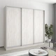 Шкаф-купе трехдверный MebelStar Комбо AL 3ДСП 230x60x210 см Аляска серый (MBS-3331) - изображение 1