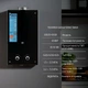 Колонка газовая дымоходная Thermo Alliance JSD20-10GD 10 л панель из стекла Black - изображение 3