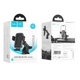 Автотримач для телефону HOCO H79 Vista push-type car holder (center console) Black Metal Gray (6942007647892) - зображення 2