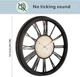 Настінний годинник DIYZON A1-03 у вінтажному стилі 40x25 см Black (R3949) - изображение 7