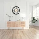 Настінний годинник DIYZON A1-03 у вінтажному стилі 40x25 см Black (R3949) - изображение 4