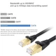 Високошвидкісний мережевий Патч корд Eono Cat8 5м до 40 Гбіт/с Black (R3942) - изображение 4