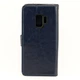 Чехол Idewei для Samsung Galaxy S9 / G960 книжка кожа PU с визитницей синий - изображение 3