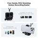 Магнитный нагрудный крепеж K&F Concept для смартфонов и экшн-камер GoPro, DJI Osmo Action, Insta360 и др. (KF31.116) - изображение 6