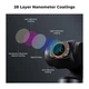 Набор магнитных фильтров K&F Concept UV+ CPL+ ND16&CPL+ ND32&CPL+ ND64&CPL+ ND256&CPL для DJI Osmo Pocket 3 (SKU.2149) - изображение 6