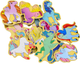Zestaw drewnianych magnesów Lean Toys Jednorożce 20 szt Kolorowy (5905991021803) - obraz 3