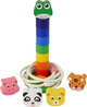 Piramidka edukacyjna Lean Toys Zwierzęta drewniana (5905323214460) - obraz 4