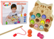Zabawka drewniana Lean Toys Gra zręcznościowa "Łowienie rybek" (5905323213074) - obraz 1