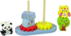 Набір дерев'яних блоків Lean Toys Animal Shaped Column (5904665990117) - зображення 3