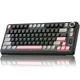 Клавиатура беспроводная AULA S75 PRO LEOBOG Seiya Switch Black Gray Pink - изображение 1