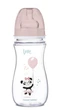 Пляшка з широким отвором антиколікова Easystart Toys 300 мл Canpol Babies Рожева (5901691813007) - зображення 1