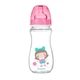 Бутылка с широким отверстием антиколиковая Easystart Цветные зверьки 300 мл Canpol babies Розовая (5903407352046) - изображение 1