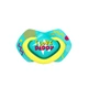 Набор пустышек силиконовых симметричных NEON LOVE 2 шт. Голубой Canpol babies 0-6 мес (5901691843820) - изображение 3