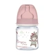 Бутылка антиколиковая с широким отверстием 120 мл PP Easystart Bonjour Paris Canpol babies Розовая (5901691844360) - изображение 1