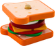 Zestaw do zabawy dla dzieci Lean Toys Kanapka drewniana 8 elementów (5905991028161 / 5905991028444) - obraz 3