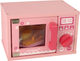 Zestaw kuchenny dla dzieci Lean Toys Mikrofalówka różowa + Jedzenie drewniany (5905323214514) - obraz 3