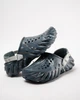 Мужские кроксы сабо Crocs Echo Marbled Clog 208454-0LE 39-40 (7M) 25 см Black Sand/Multi синие (12130039) - изображение 5