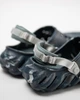 Мужские кроксы сабо Crocs Echo Marbled Clog 208454-0LE 39-40 (7M) 25 см Black Sand/Multi синие (12130039) - изображение 6