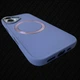 Чехол для iPhone 16 Fruct Metal Style Case with Magsafe Матовый Lavender - изображение 4