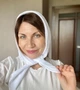 Муслинова хустка на голову однотонна 68*68 см біла - зображення 3