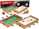 Стіл для гри Lean Toys 2 в 1 Настільний футбол і аерохокей 60.5 x 51 x 10 см (5905679072271) - зображення 1