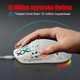 Мышь беспроводная, бесшумная HYSJ Т90 с аккумулятором и подсветкой 2,4G+Bluetooth White + килимок - изображение 10