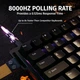Attack Shark X68 HE 8000Hz Магнітна клавіатура Чорна - зображення 9