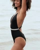 Купальник суцільний стрази Victoria’s Secret Чорний S - изображение 3