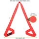 Слинг для коврика ProsourceFit Yoga Mat Carrying Sling, PS-2054-RD (красный) - изображение 4