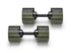 Гантели наборные (2 шт х 32 кг) NUOBELL 232, NO-NB232GREBLA (green/black) - изображение 2