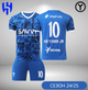 Форма футбольна дитяча Neymar jr. (Неймар) 10 al-hilal (Аль-хіляль) 24/25, р. 18 зріст 105-110см. синя - изображение 1