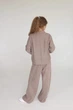 Брюки палаццо для девочки замшевые рост 140 см бежевые SmileTime Upper (OE11-1-26) - изображение 2