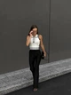 Жилет-майка жіноча 1038ка Simply Sexy білий XS - зображення 2