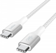 Кабель Belkin BoostCharge 240W USB Type-C - USB Type-C 1 м White (CAB015BT1MWH) - зображення 4
