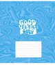 Комплект 5 шт учнівських зошитів Good vibes only. Зошит Школярик 24 арк. у лінію 3561 4820006472115 - изображение 5