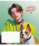 Зошит учнівський, набір 5 шт, K-pop ВД-лак. Зошит Star у клітинку 24арк. 3495 4820006472108 - изображение 2