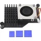 Радиатор охлаждения Raspberry Pi с вентилятором для Raspberry Pi 5 (RA800) - изображение 1