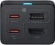 Сетевое зарядное устройство Baseus GaN5 Pro Desktop Fast Charger 1USB+2Type-C+HDMI 67W with 1.5m Power Cord CCGP110201 Black - изображение 2