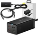 Сетевое зарядное устройство Baseus GaN5 Pro Desktop Fast Charger 1USB+2Type-C+HDMI 67W with 1.5m Power Cord CCGP110201 Black - изображение 5