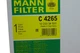 Повітряний фільтр MANN C4265 Mercedes Vito A0000902551, A6420900051, 0000902551 - зображення 2