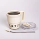 Термочашка Coffee & Tea с трубочкой, бежевая, Аксессуар для напитков, Сохраняет тепло и холод - изображение 10