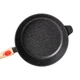 Сковорода алюмінієва глибока 3,5 л зі скляною кришкою, Ø 28 см, чорна MGC, посуд для приготування, глибока з кришкою - зображення 10