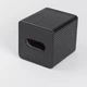 Салфетница из экокожи квадратная 13×13×14.5 см, настольный держатель для салфеток, черная - изображение 4