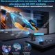 Портативний проектор Magcubic HY320 mini HD720p LED 4K 300ANSI Android 11 модуль WiFi6 + BT5.0 Dual Wi-Fi Домашній кінотеатр Black - зображення 8