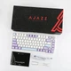 Клавіатура дротова, механічна AJAZZ AK820 MAX HE Magnetic Switch, RGB підсвічування з підтримкою HOT-SWAP+наліпки укр. рос., біло-фіолетова - зображення 4