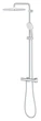 Душевая система с термостатом для настенного монтажа Grohe Tempesta System 250 Cube (26689001) - изображение 4