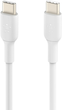 Zestaw kabli Belkin BoostCharge Flex USB Type-C – USB Type-C 60W 1 m White (CAB003BT1MWH2PK) - obraz 3