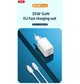 Зарядний пристрій XO CE07 Dual PD 35W GaN lamp display fast Charger - зображення 3